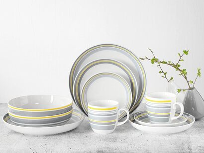 Столовый сервиз фарфоровый на 2 человека 10 предметов Trend Line 22902 Allround Series CreaTable