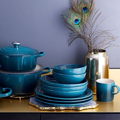 Пиала для мюсли 16,2 см лазурь Deep Teal Le Creuset