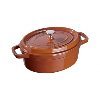 Кокот овальный 29 см, корица Staub