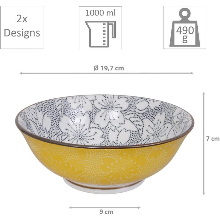 Набор мисок 2 предмета Sakura TOKYO Design studio