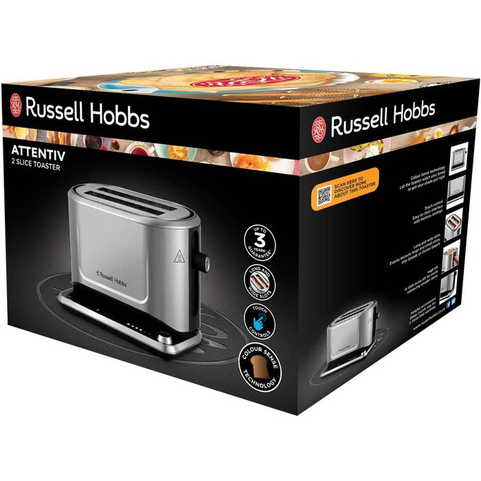 Тостер Russell Hobbs на 2 ломтика