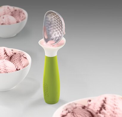 Ложка для мороженого зеленая Ice Cream Scoop Joseph Joseph Dimple