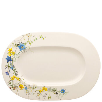 Тарелка 34 x 24 см овальная Fleurs des Alpes Brillance Rosenthal