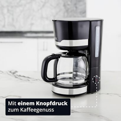 Кофемашина 1,5 л 1000 Вт Black KHG