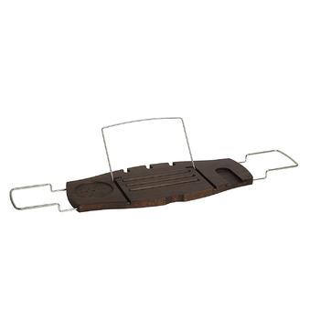 Полка для ванной 71,1-94x21,6x3,8 см коричневая Aquala Bathtub Caddy Umbra