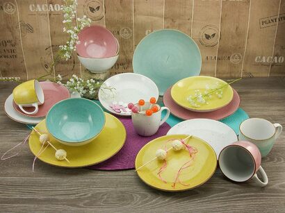 Столовый сервиз на 4 человека 16 предметов, разноцветный Vintage Nature Sorbed Creatable