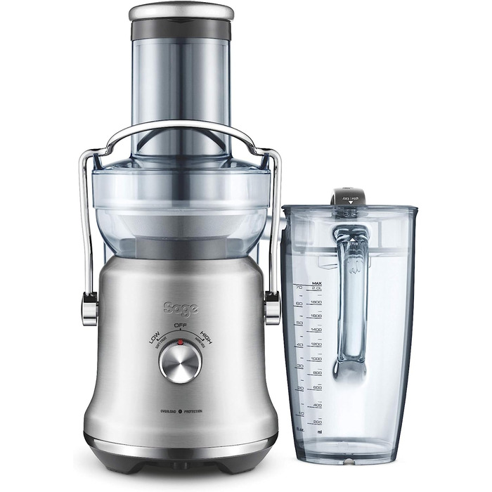 Электрическая соковыжималка с контейнером 2 л, матовая сталь Nutri Juicer Cold Plus SJE530BSS Sage Appliances