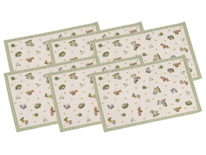 Набор из 6 подставок под тарелку 32 x 48 см Easter Delight Villeroy & Boch