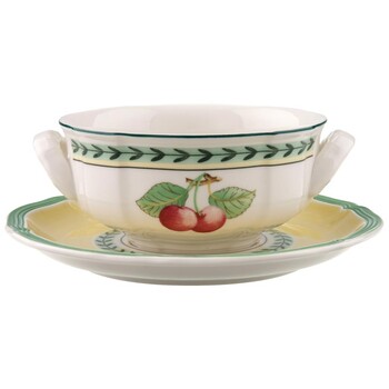 Пиала для супа / бульона с блюдцем French Garden Villeroy & Boch