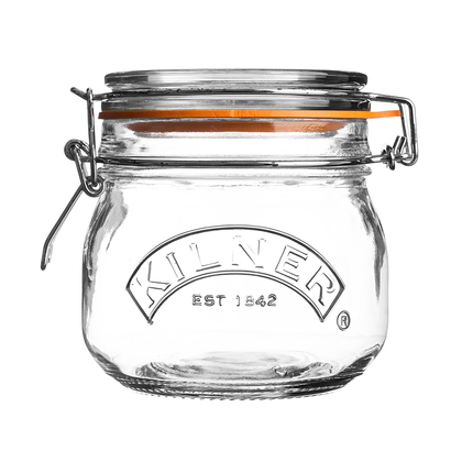 Банка 500 мл прозрачная Clip Top Kilner