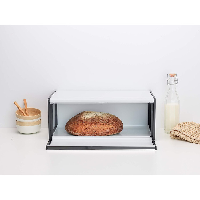 Металлическая хлебница Brabantia 306006, ‎46.51 x 24.99 x 18.69 см