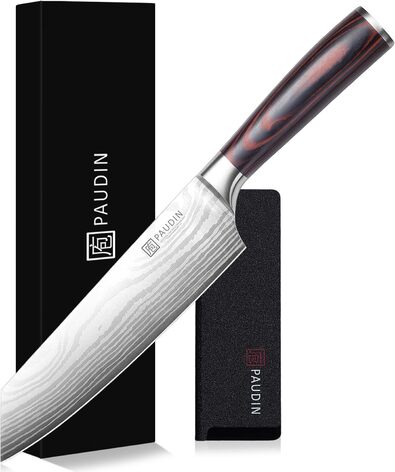Нож поварской из высокоуглеродистой нержавеющей стали 20 см Kiritsuke PAUDIN