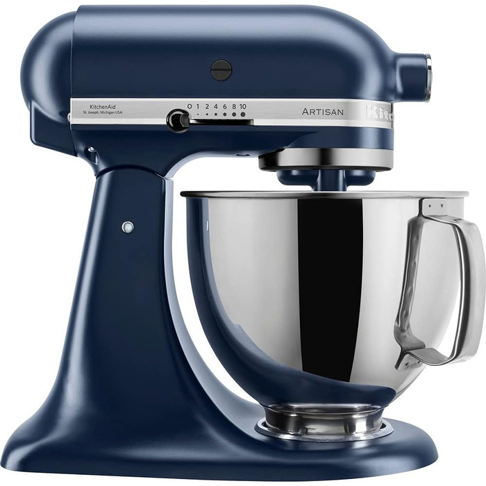 Кухонный комбайн 4.8 л 500 Вт, 10 скоростей, чернильно-синий Artisan ‎5KSM175PSEIB KitchenAid