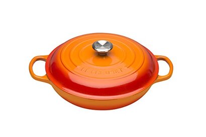 Сковорода-жаровня чугунная 30 см, оранжевый Le Creuset