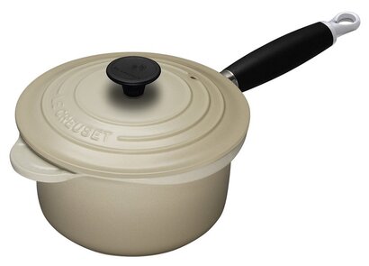 Ковш с крышкой 20 см, бежевый Le Creuset