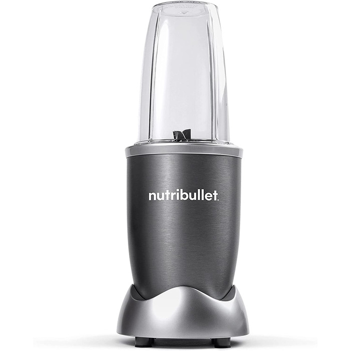 Оригинальная машина для приготовления смузи nutribullet мощностью 600 Вт, простая и бстрая в использовании, Компактная, Легко моющаяся, лектрический блендер, Измельчитель, Блендер для смузи, NB606DG, 1 упаковка, комплект из 3 аксессуаров Один