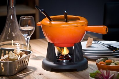 Набор для фондю, оранжевый Le Creuset