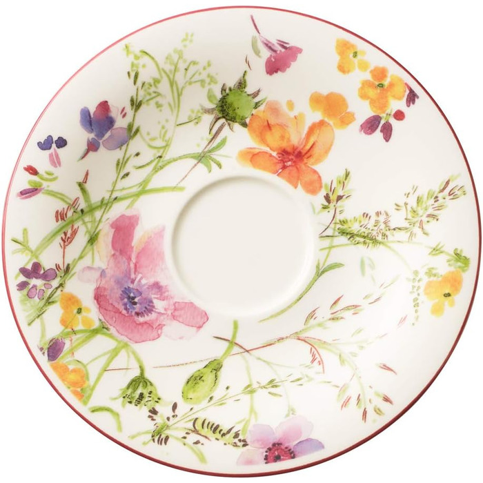 Фарфоровое кофейное блюдце Villeroy & Boch MARIEFLEUR, 16 см, 6 шт.