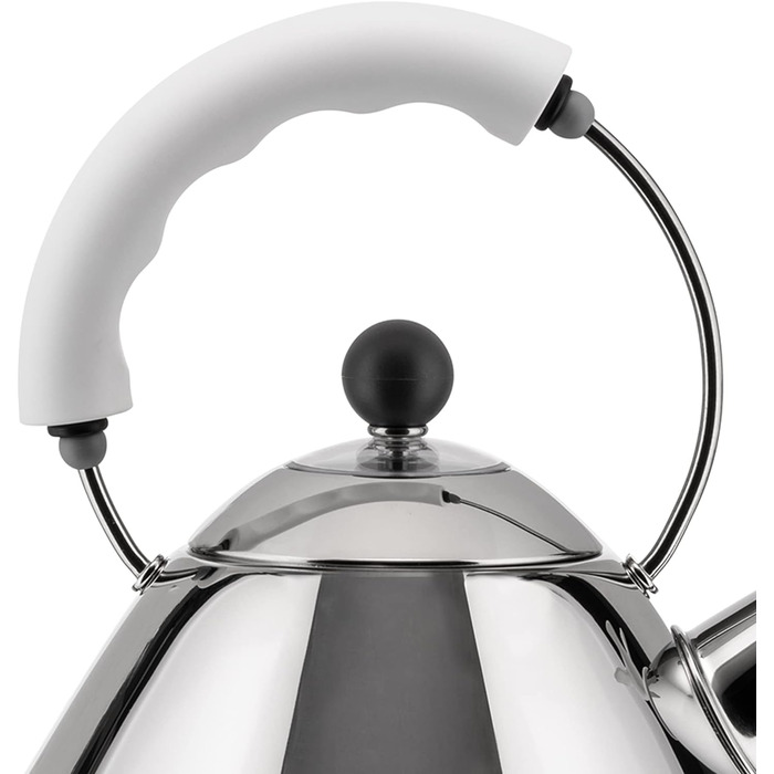 Чайник электрический 1,5 л белый/металлик Electric kettle Alessi