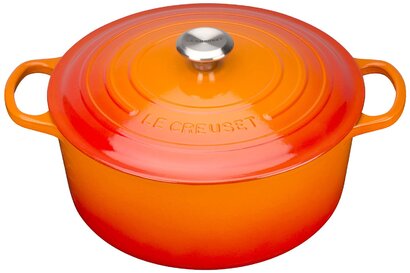 Кастрюля / жаровня 30 см, оранжевый Le Creuset