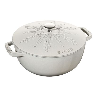 Жаровня 24 см Snowflake White Truffle Staub