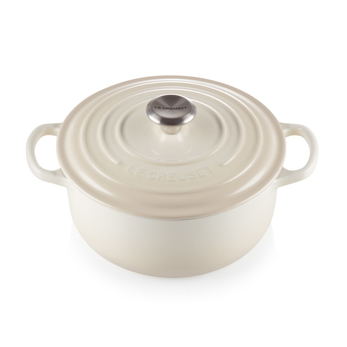 Кастрюля круглая 3,3 л меренга Meringue Le Creuset