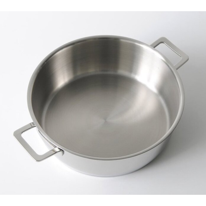 Кастрюля с двумя ручками 24 см 3,4 л металлик Pots & Pans Alessi