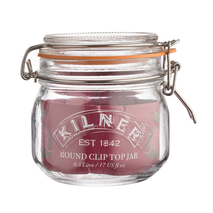 Банка 500 мл прозрачная Clip Top Kilner