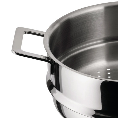 Паровая вставка 24 см металлик Pots & Pans Alessi