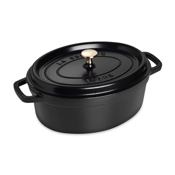 Кокот овальный 29 см, черный Staub