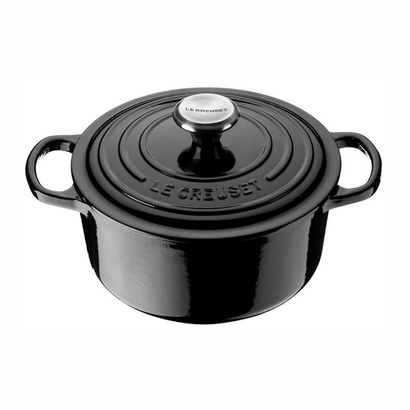 Мини-кастрюля / жаровня с крышкой 14 см, черная Le Creuset