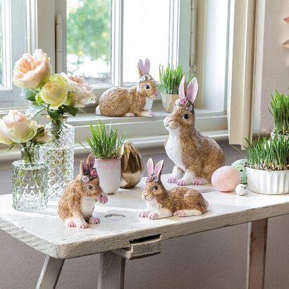 Декорация 'Пасхальный кролик с венком' 19 см Easter Bunnies Villeroy & Boch