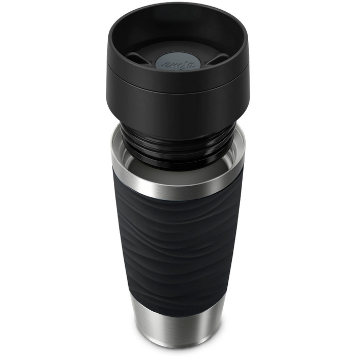 Термокружка 0,36 л Black Classic Wave Emsa