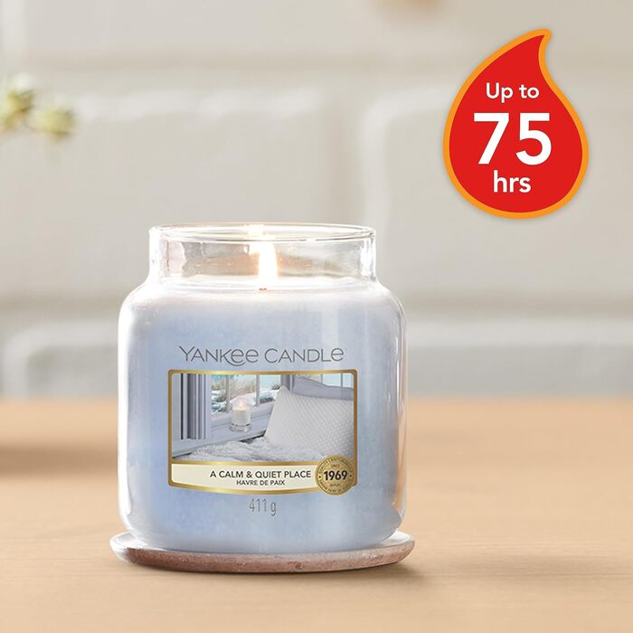 Ароматическая свеча в банке, время горения до 75 часов Yankee Candle