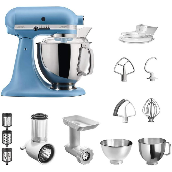 Кухонный комбайн 4,8 л Vintage Blue Artisan KitchenAid