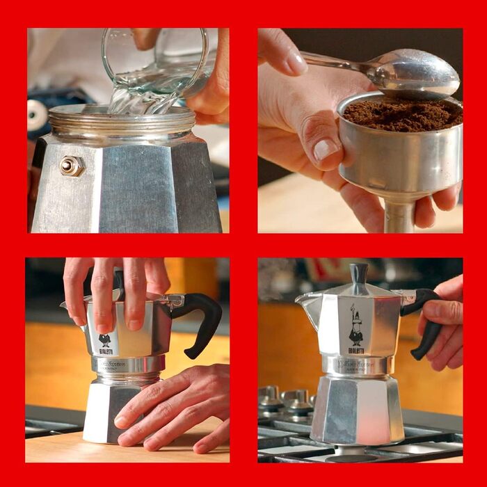 Кофеварка для эспрессо на 6 чашек Moka Express Bialetti