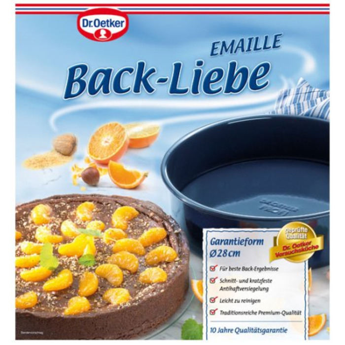 Форма для выпечки круглая со съемным дном Ø 28 см Back - Liebe Dr. Oetker