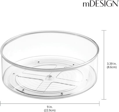 Набор стеллажей для специй 2 предмета mDesign Lazy Susan