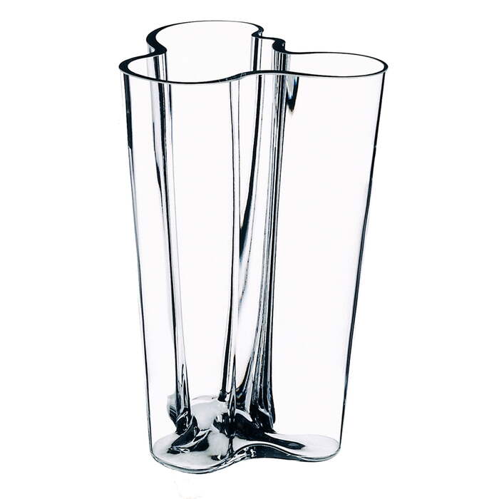 Ваза 25,1х19х20 см синяя Aalto Iittala