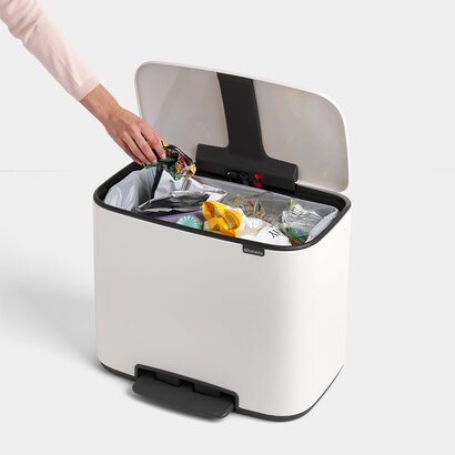 Мусорный бак с педалью, 36 л белый Pedal Bin Bo Brabantia