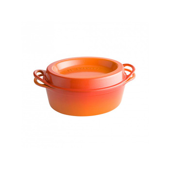 Кастрюля для запекания 32 см оранжевая Le Creuset