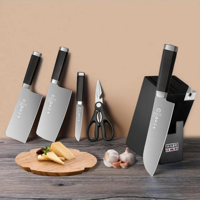 Набор ножей с подставкой для хранения Shibazi Yueying