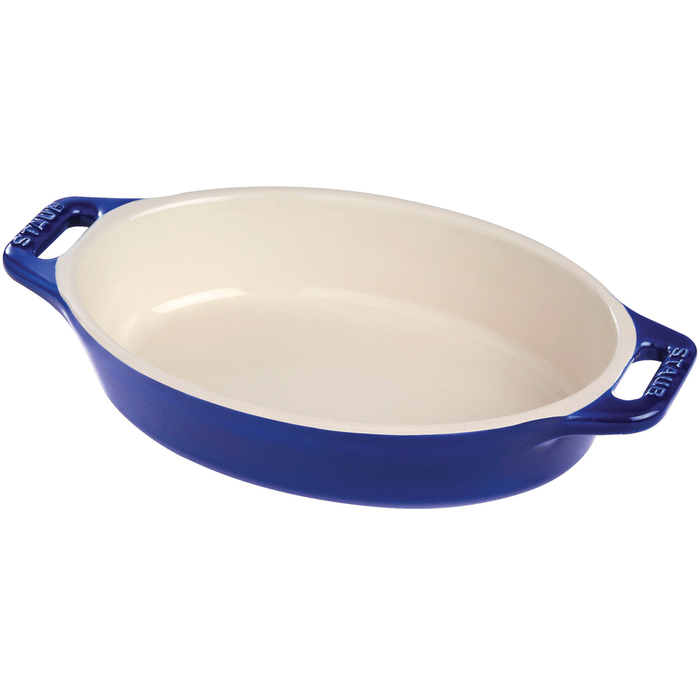 Форма для запекания овальная 23 см Dark Blue Staub