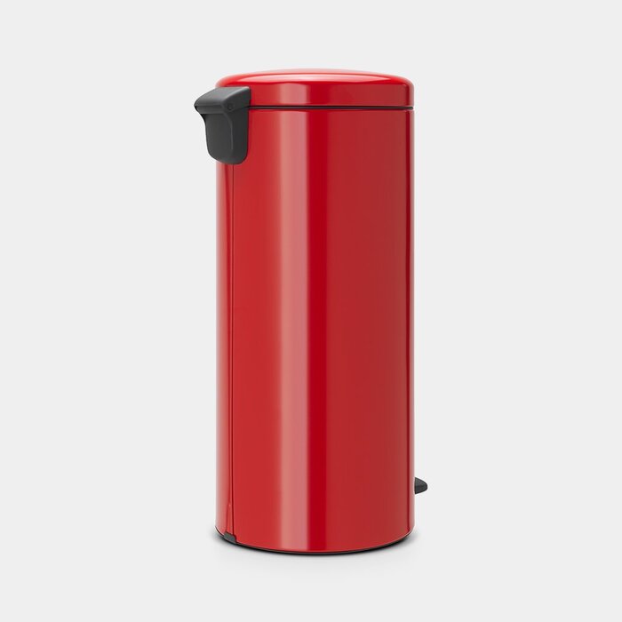 Мусорный бак с педалью 30 л бесшумный красный NewIcon Brabantia