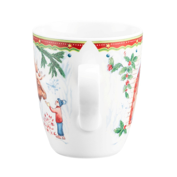 Кружка "Лось с ребенком" 0,4 л Christmas Mugs Seltmann Weiden