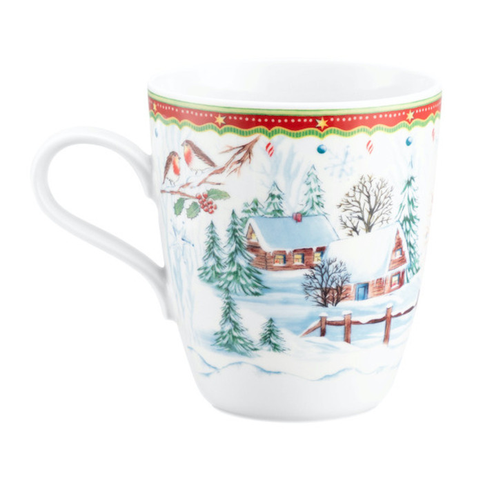 Кружка "Машина с рождественской елкой" 0,4 л Christmas Mugs Seltmann Weiden