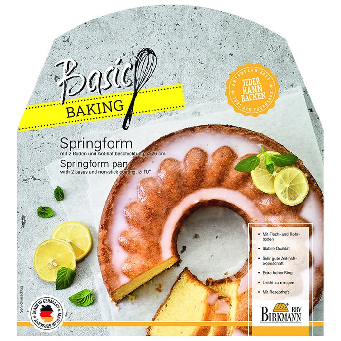 Форма для выпечки разъемная, 26 см, Basic Baking RBV Birkmann