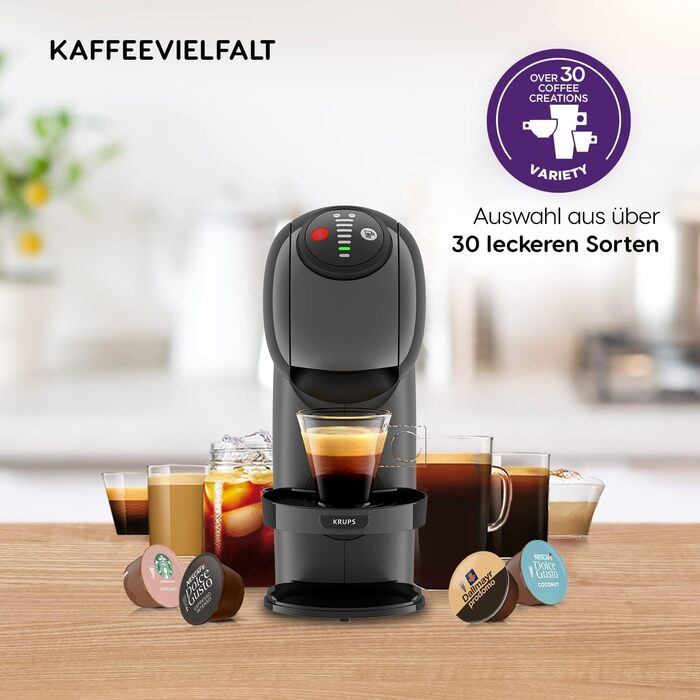 Капсульная кофемашина 0.8 л 1500 Вт Nescafé Dolce Gusto Genio S KP240B Krups