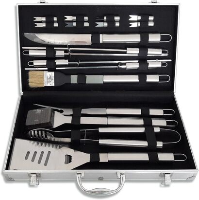 Набор аксессуаров для барбекю 18 предметов Silver Bull & Bear