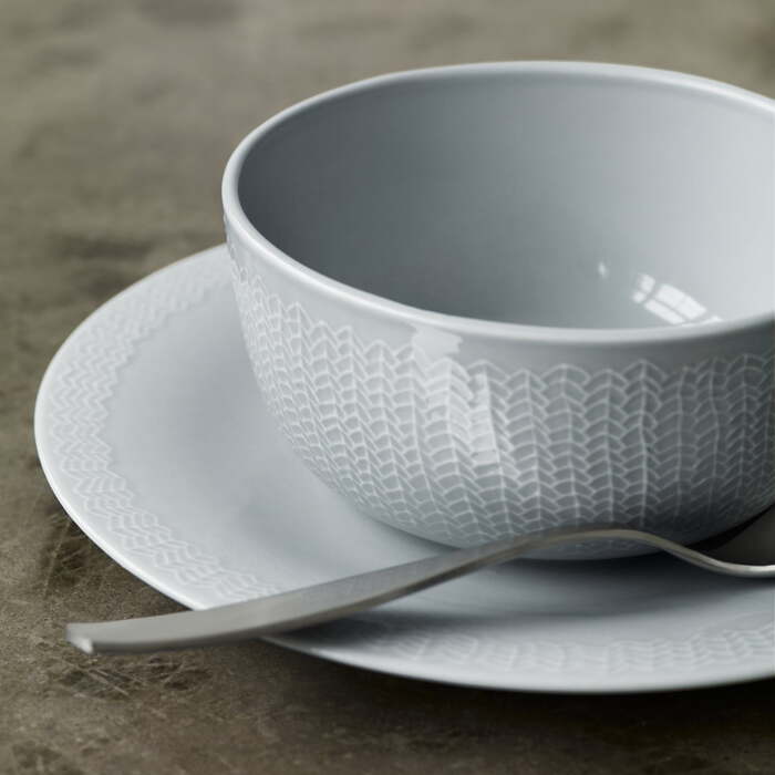 Тарелка Ø 22 см жемчужно-серая Sarjaton Iittala